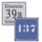 STREET NUMBER SIGNS