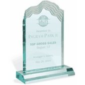 Acrylic Desk Award - &quot;WhiteCap&quot;